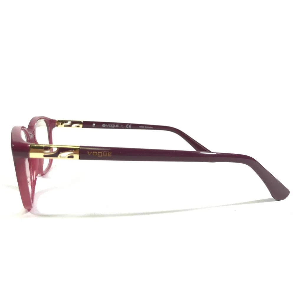 Vogue Eyeglasses Frames VO5163 2557 Purple Pink Square Full Rim 51-16-140